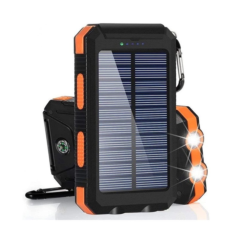 Mini Solar Power Bank, 20000mAh Capacity, Customizable